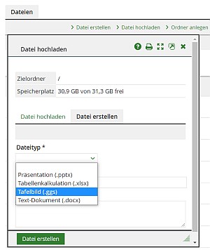 Screenshot vom Datei-Dialog - Anklicken zum vergrern